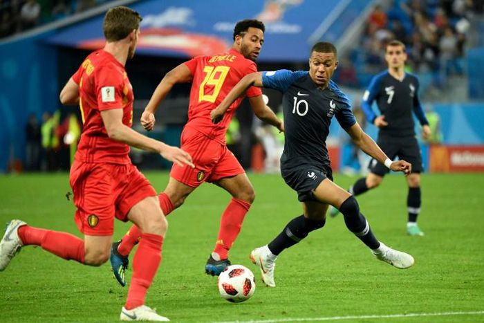 France and Belgium will meet in the Nations League semi-finals, with Italy taking on Spain in the other last-four tie