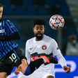 Atalanta skipper Papu Gomez (L) during the Champions League game against Midtjylland in Bergamo.