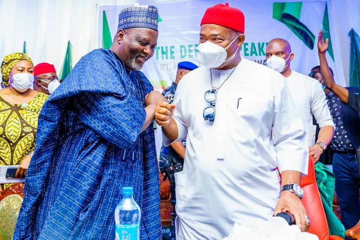 Gov Hope Uzodinma of Imo welcomes the House Committee on Constitution Review