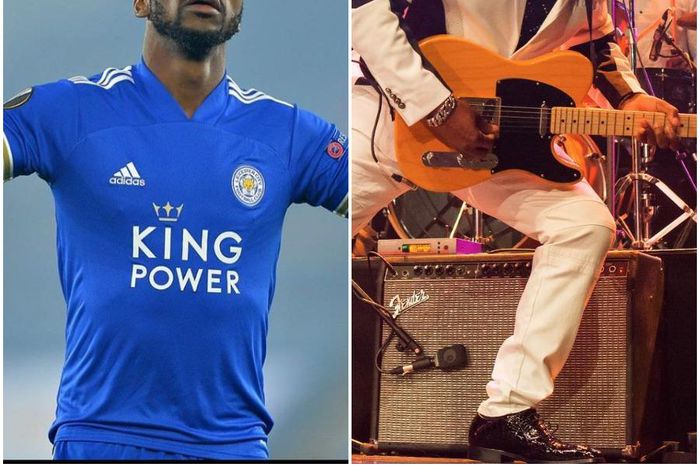 Kelechi Iheanacho and Sir Shina Peters (Instagram)