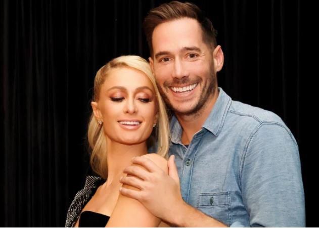 Paris Hilton and her soon to be husband Carter Reum