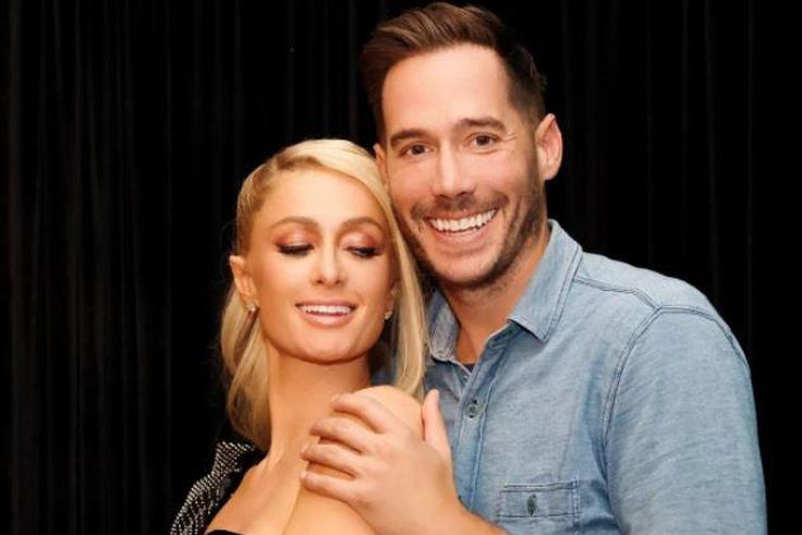 Paris Hilton and her soon to be husband Carter Reum