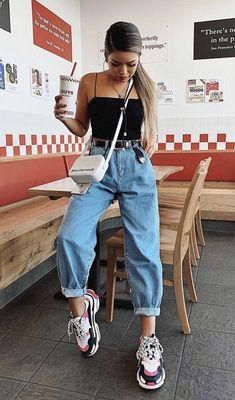 crop top and sneakers {pinterest}