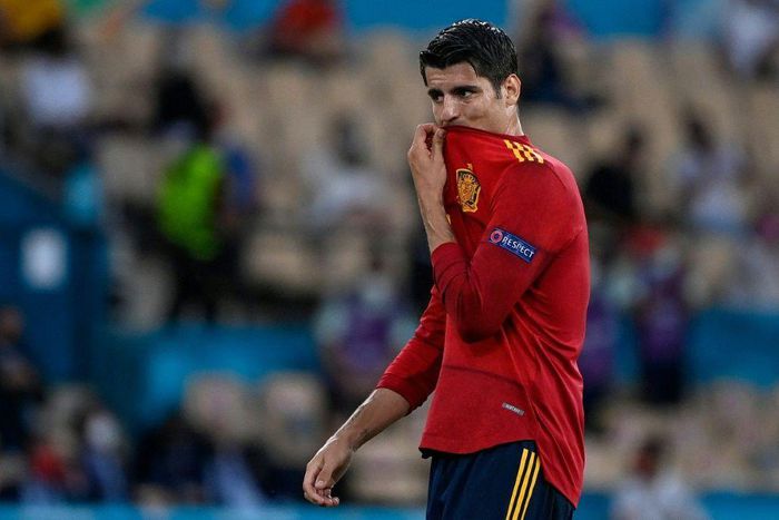 Alvaro Morata missed Spain's best chance in the goalless draw with Sweden on Monday