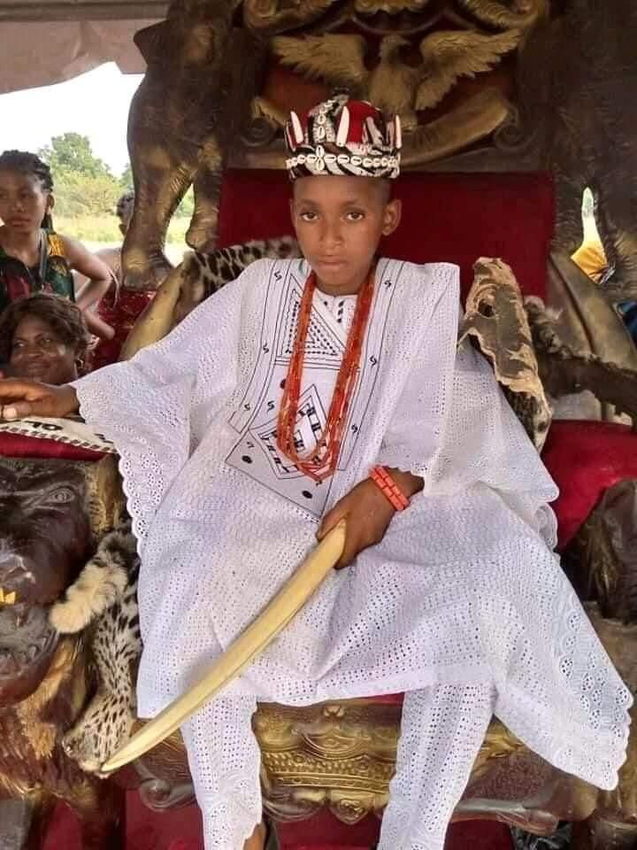 10-year-old boy crowned king in Nigeria’s Anambra state