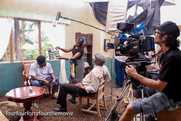 BTS from 'Four Four Forty Four' movie directed by Izu Ojukwu [winifredunusual_productions]