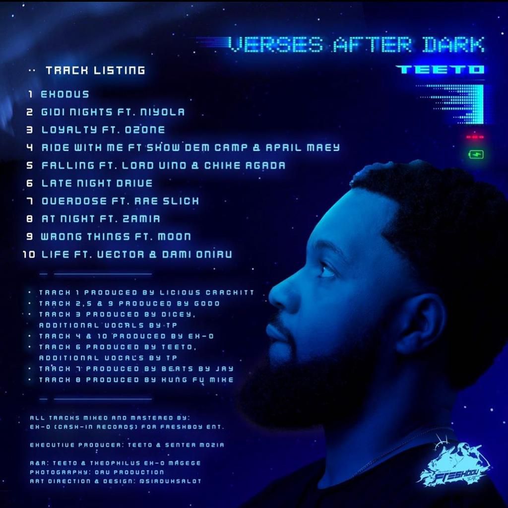 Teeto Ceemos releases his new album, 'Verses After Dark.' (Instagram/TeetoCeemos)