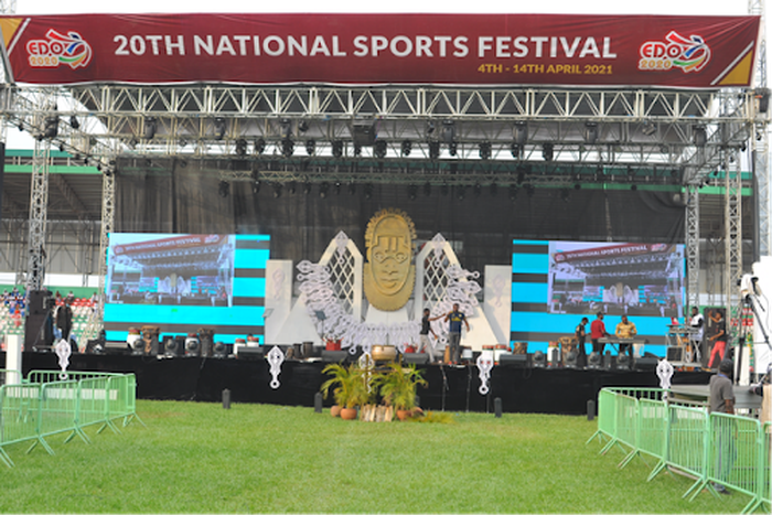 Edo state delivers a spectacular show for the opening ceremony of the 20th National Sports Festival