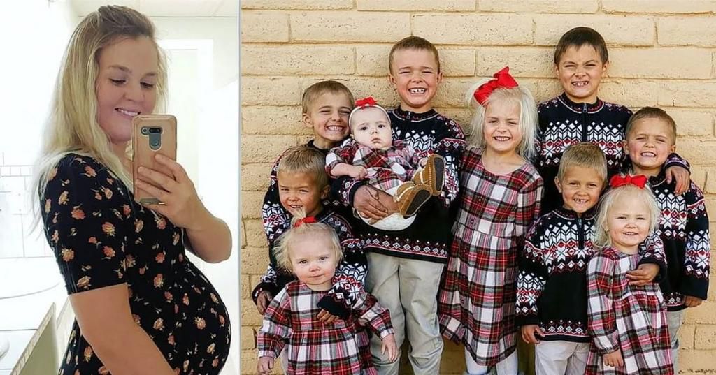 36-year-old Courtney Rogers gives birth to 11 children within 10 years