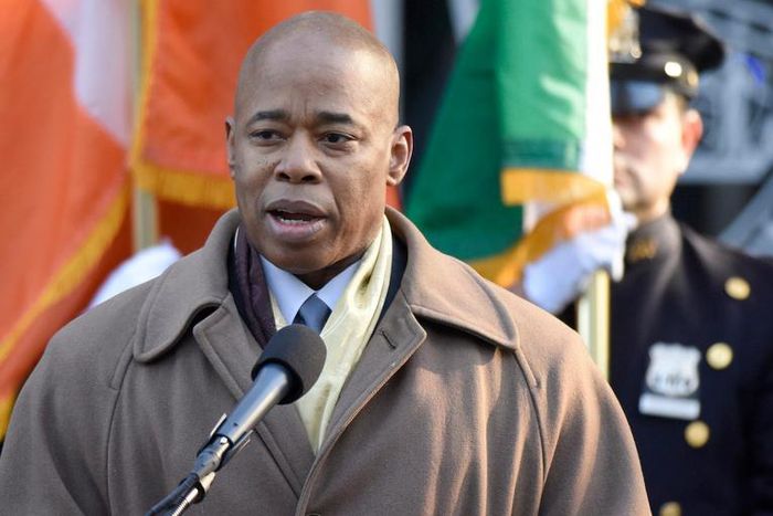 Brooklyn Borough President and Democratic New York City mayoral candidate Eric Adams.