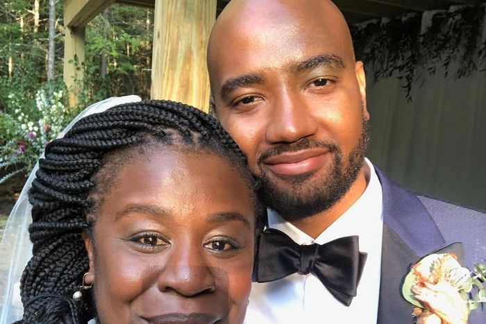 Uzo Aduba and her hubby Robert Sweeting [Instagram/UzoAduba]