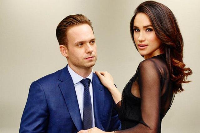 Patrick J. Adams and Meghan Markle in "Suits"