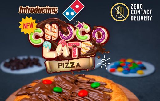 Step into the new year with Dominos Pizza's newest chocolate delight!