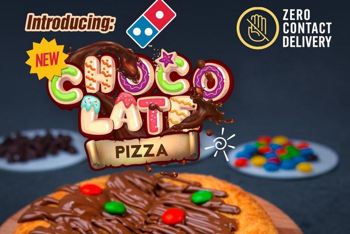 Step into the new year with Dominos Pizza's newest chocolate delight!