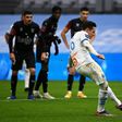Florian Thauvin takes and misses a penalty in Marseille's defeat to Nimes