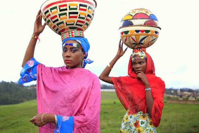 Maryam Booth and Anthonieta Kalunta in 'The Milkmaid' [Instagram/@milkmaid_movie]