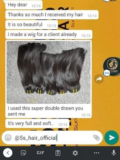 Feedback from 5S Vietnamese Hair Factory.
