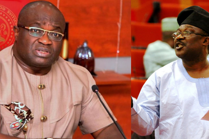 Governor Okezie Ikpeazu of Abia State and Senator Smart Adeyemi of Kogi West Senatorial district (Allnews)