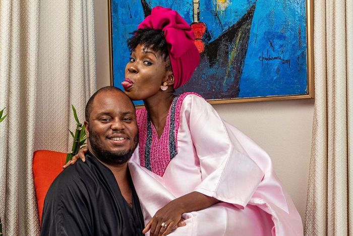 Lala Akintoju and her hubby Chef Fregz [Instagram/LalaAkintoju]