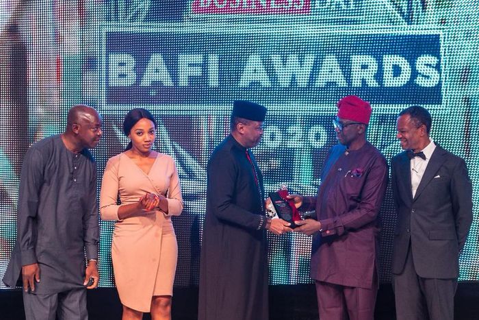 L-R: Adegbenga Alamu: MD Citihoms Finance Company, Obiefuna Chiamaka, Sonnie Ayere: Group CEO DLM Capital Group, Henry Olayemi, Former President of Institute of Stockbrokers, Frank Aigbogun: Publisher Business Day Media