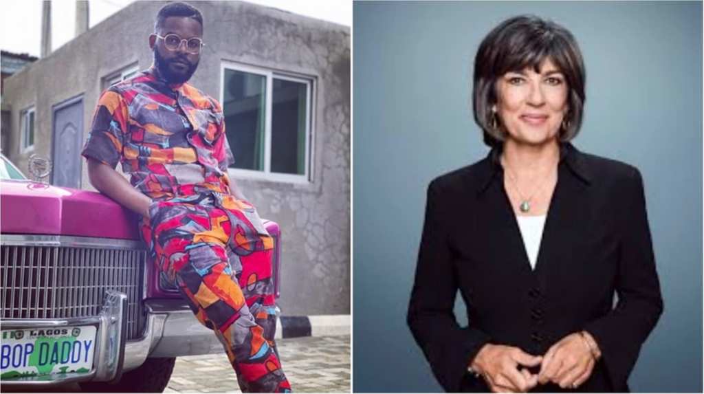 Falz speaks to Christiane Amanpour on the #EndSars protest in Nigeria [Instagram/FalzTheBadhGuy]