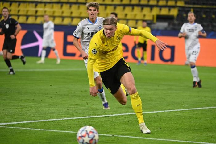Erling Braut Haaland is recovering from a hip injury in Qatar