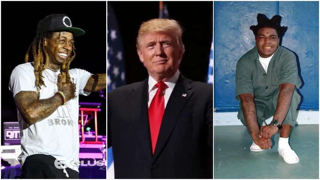 Lil Wayne, Donald Trump and Kodak Black [Instagram/LilWayne] [Instagram/RealDonaldTrump] [Instagram/KodakBlack]