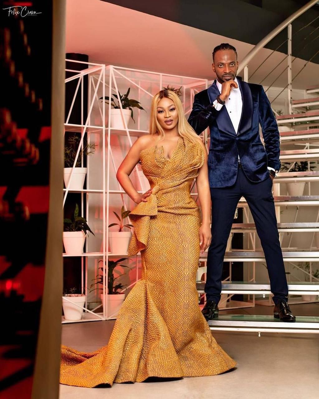 9ice and his wife Sunkanmi Akande [Instagram/9iceOfficial]