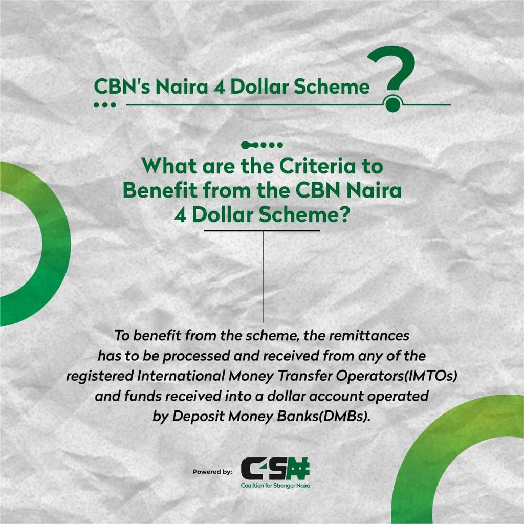 See how you can earn N5 for every 1 Dollar you receive from abroad