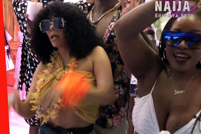 Housemates at the 3rd Saturday night party [Instagram/BigBroNaija]