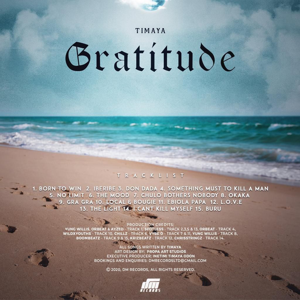 Timaya - Gratitude. (DM Records)