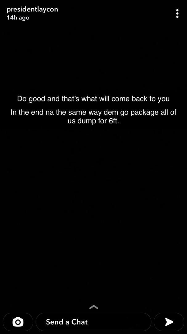 The reality TV star reads riot act to his 'frenemies.'