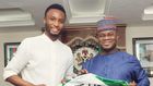 Mikel Obi pays courtesy visit to Kogi Gov Yahaya Bello (Leadership Nigeria)