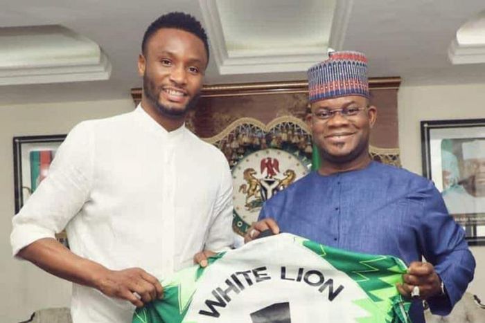 Mikel Obi pays courtesy visit to Kogi Gov Yahaya Bello (Leadership Nigeria)