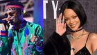 Rihanna jams to Wizkid's 'Essence.' (Novice)