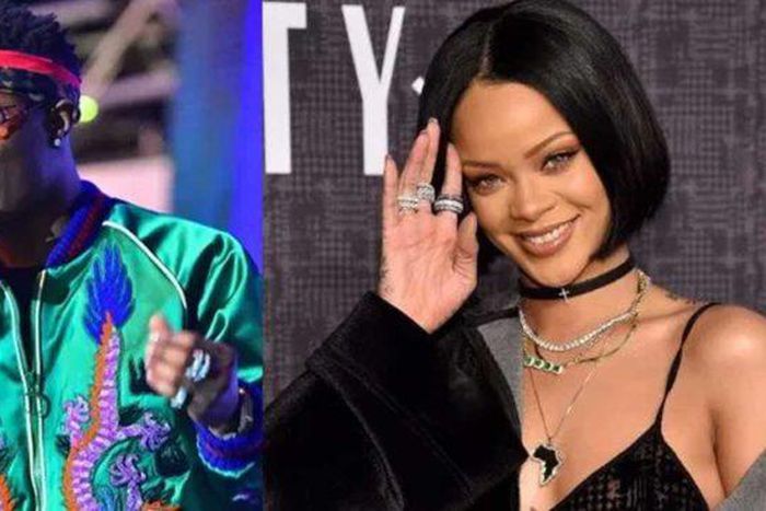 Rihanna jams to Wizkid's 'Essence.' (Novice)