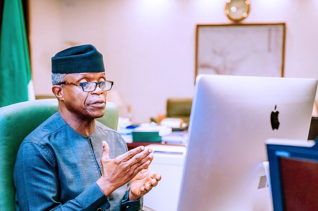 Vice President Yemi Osinbajo. [Twitter/@GvNigeria]