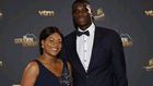 Paul Onuachu and wife (Twitter)