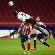 Racially abused: Valencia's French star Mouctar Diakhaby pictured playing against Atletico Madrid in January