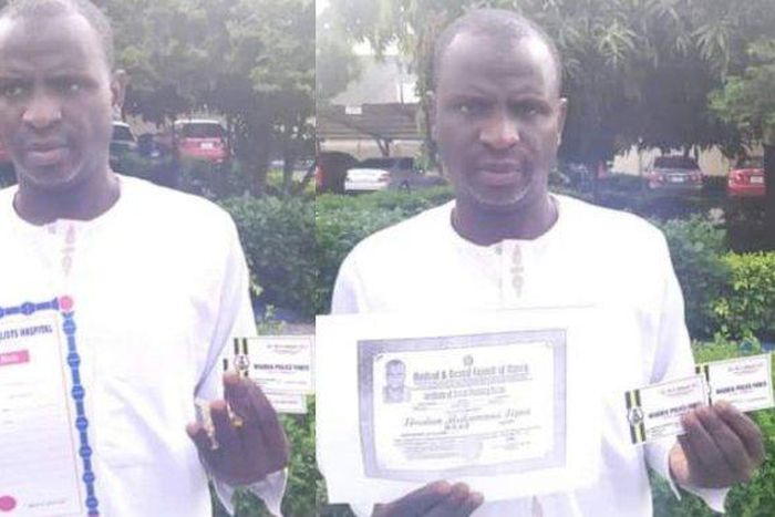 Police arrest fake Assistant Commissioner of Police, Mohammed Aliyu, in Kano. [solacebase]