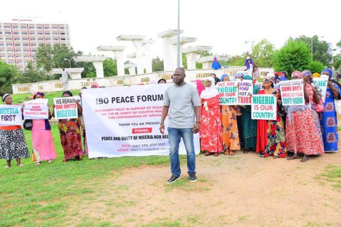 Igbo peace forum urges FG to charge Kanu for murder. (nan)