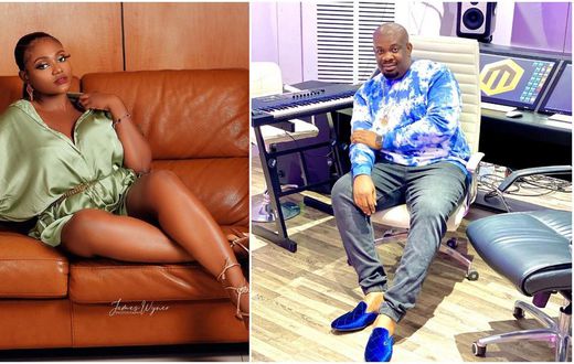 Nollywood actress Nazo Ekezie and Don Jazzy [Instagram/NazoEkezie] [Instagram/DonJazzy]