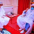 President Muhammadu Buhari (left) with Sheikh Dahiru Usman Bauchi (right) [Presidency]
