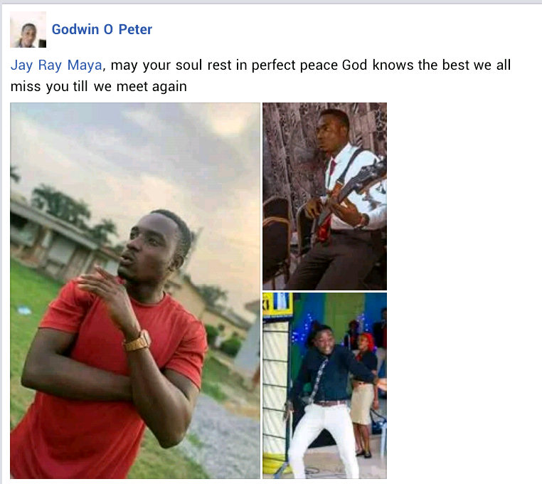 Musician slumps and dies while worshipping God in the church