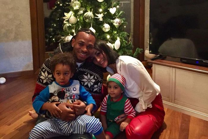 Joel Obi and his family (Instagram/Joel Obi)