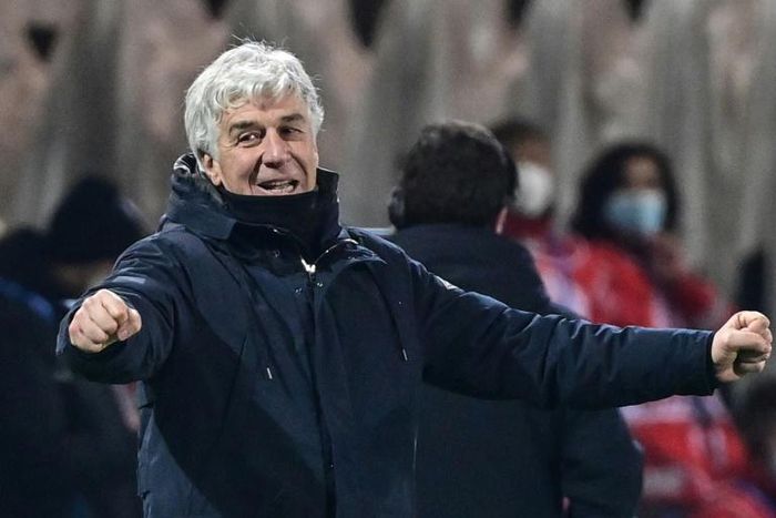 Atalanta's Gian Piero Gasperini named coach of the year for the second time.
