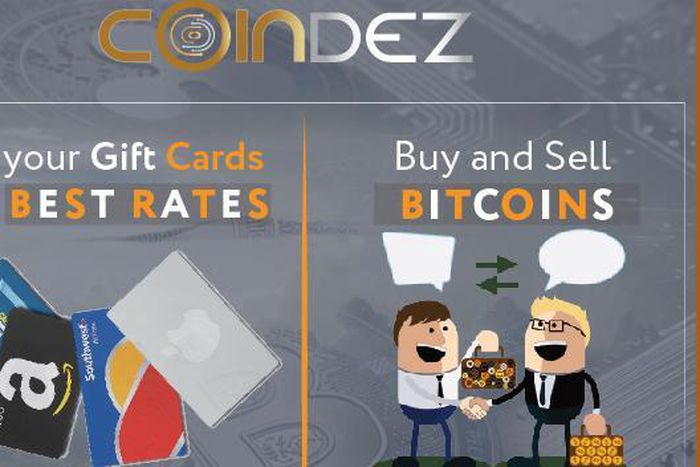 Exchange your Bitcoin and Gift Cards at sweetest rates on CoinDez