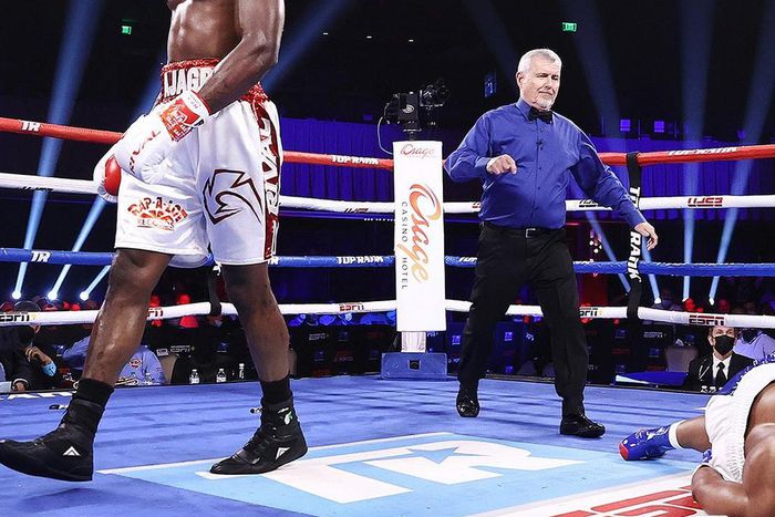Efe Ajagba (Instagram/Top Rank Boxing)