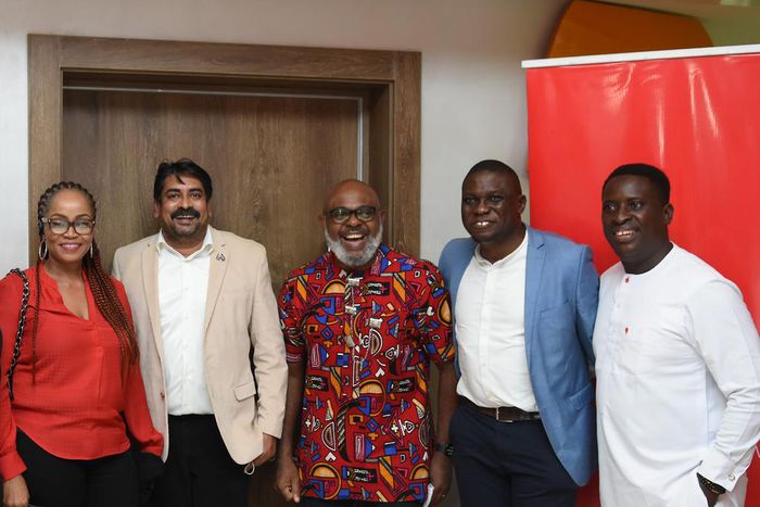 L-R: Veronica Nwosisi, Regional Marketing Manager, Lagos Region; Dinesh Balsingh, Chief Commercial Officer (CCO); Emeka Oparah, Vice President, Corporate Communications & Corporate Social Responsibility, Seun Soladoye, Marketing Director and Erhumu Bay...