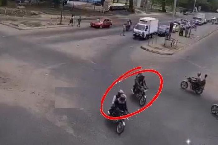 Bullion van attack CCTV